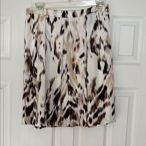 Elegant Animal Print Skirt